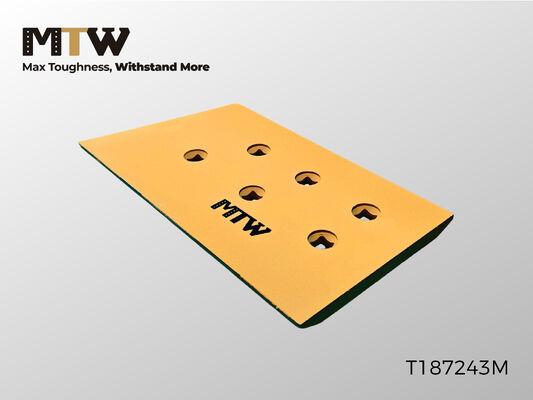 T187243 LCEB-eindbeitel 19×254×481 6 gaten voor bulldozerblad