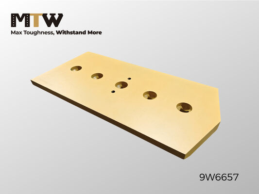 9W6657 Snijkant voor D11 dozerblad, 5 gaten