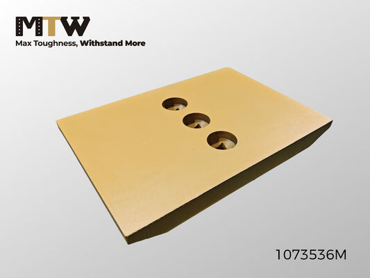107-3536 Dubbel afgeschuind mes 3 gaten voor bulldozer en grader