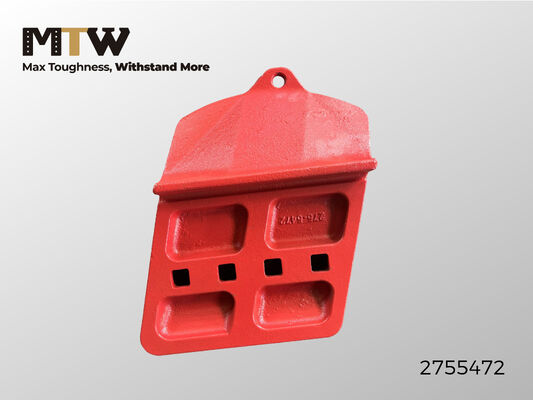 2755472 Half pijlsegment 121KG 988H wiellader slijtageonderdeel