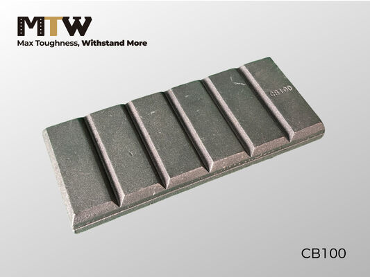 CB100 Chocoladeblok Slijtageonderdeel 240×100×23mm Zwaar materiaal Slijtagebeschermingscomponent 3,9KG