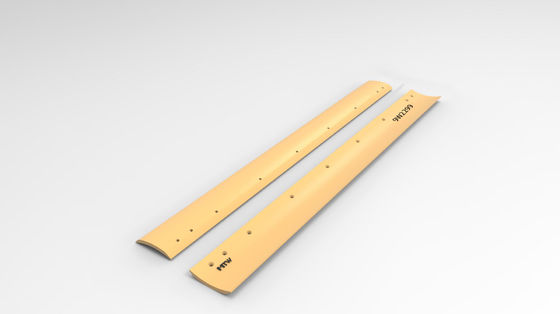 9W2299 DBC Grader Snijkant 13×152×2133mm Op zwaar werk berekend slijtagedeel 28KG