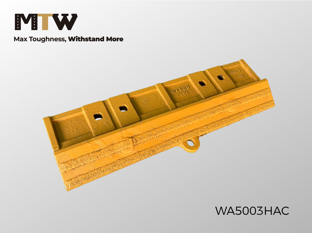 WA500-3HA Gietcentrumsegment Halve pijl 4 gaten 90 kg wiellader Bucket Protection Segment