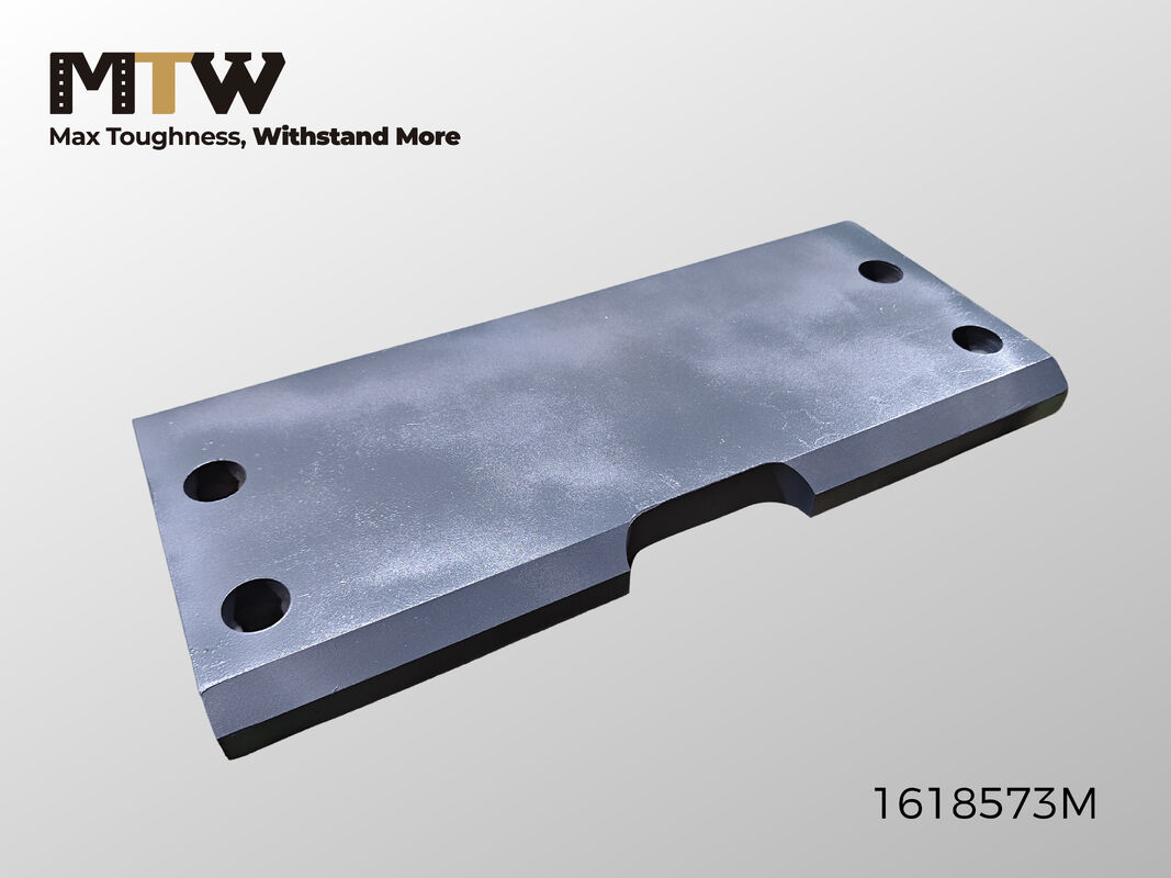 161-8573 Aangeschroefde hielplaat DBF 35×254×565 4 gaten Slijtagebeschermingsplaat voor lader